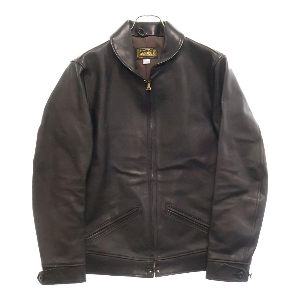 ORGUEIL (オルゲイユ) ホースレザー シングル ライダース ジャケット