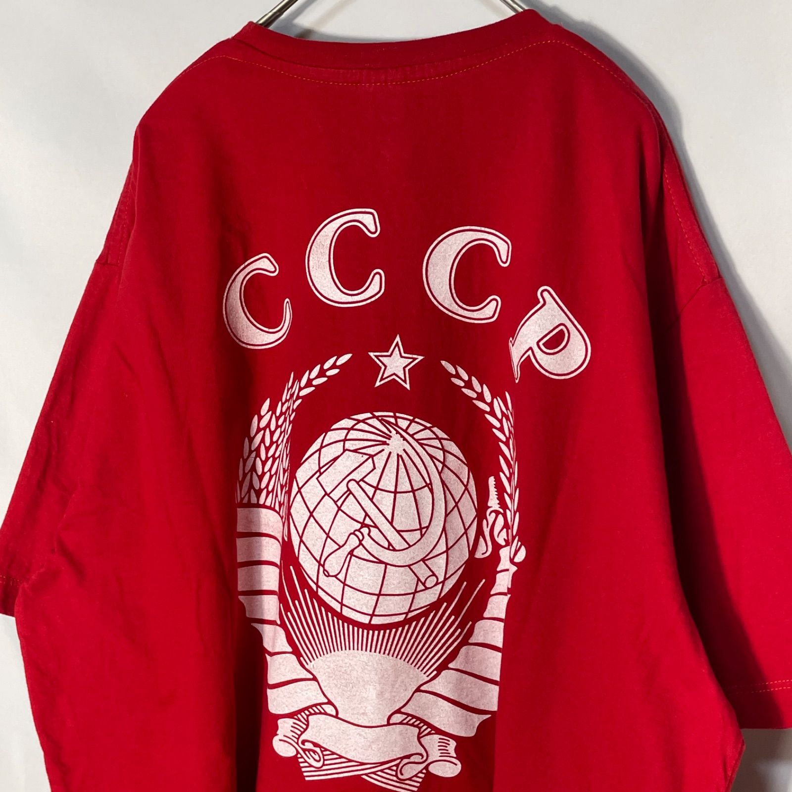 LIBERO-V】ソビエト連邦 国章 CCCP ソ連 ロシア 両面プリントロゴ