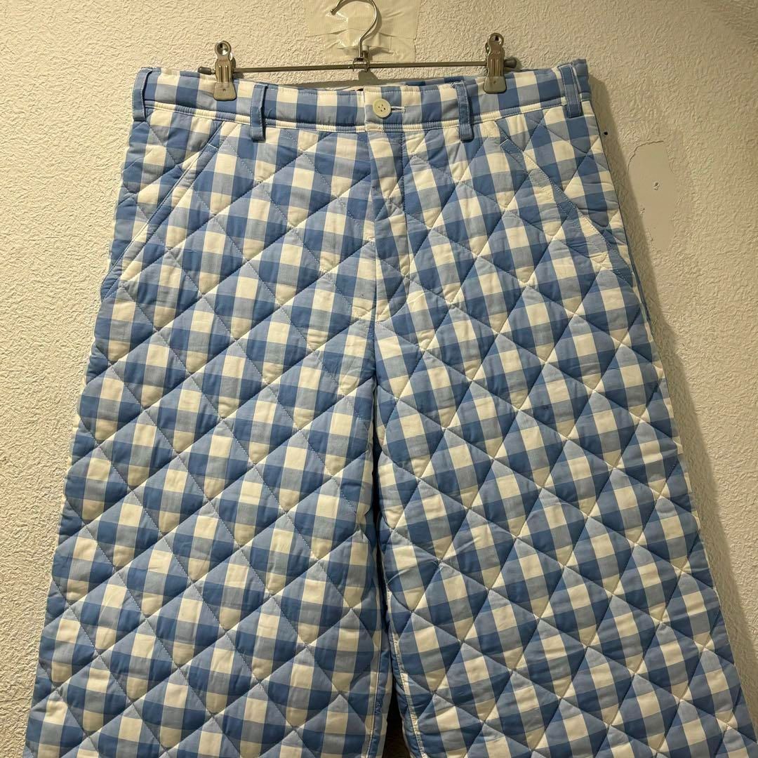 TSTS ティーエスティーエス 23AW QUILTED GINGHAM TROUSERS 