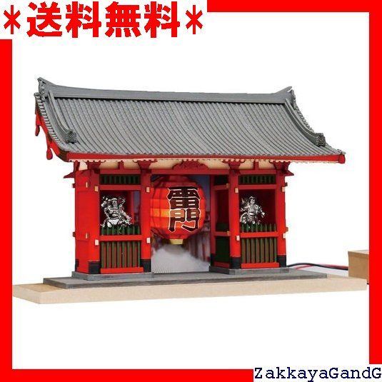 ウッディジョー 1/100 ハーフタイプ 浅草寺 雷門 ソフトメタル製