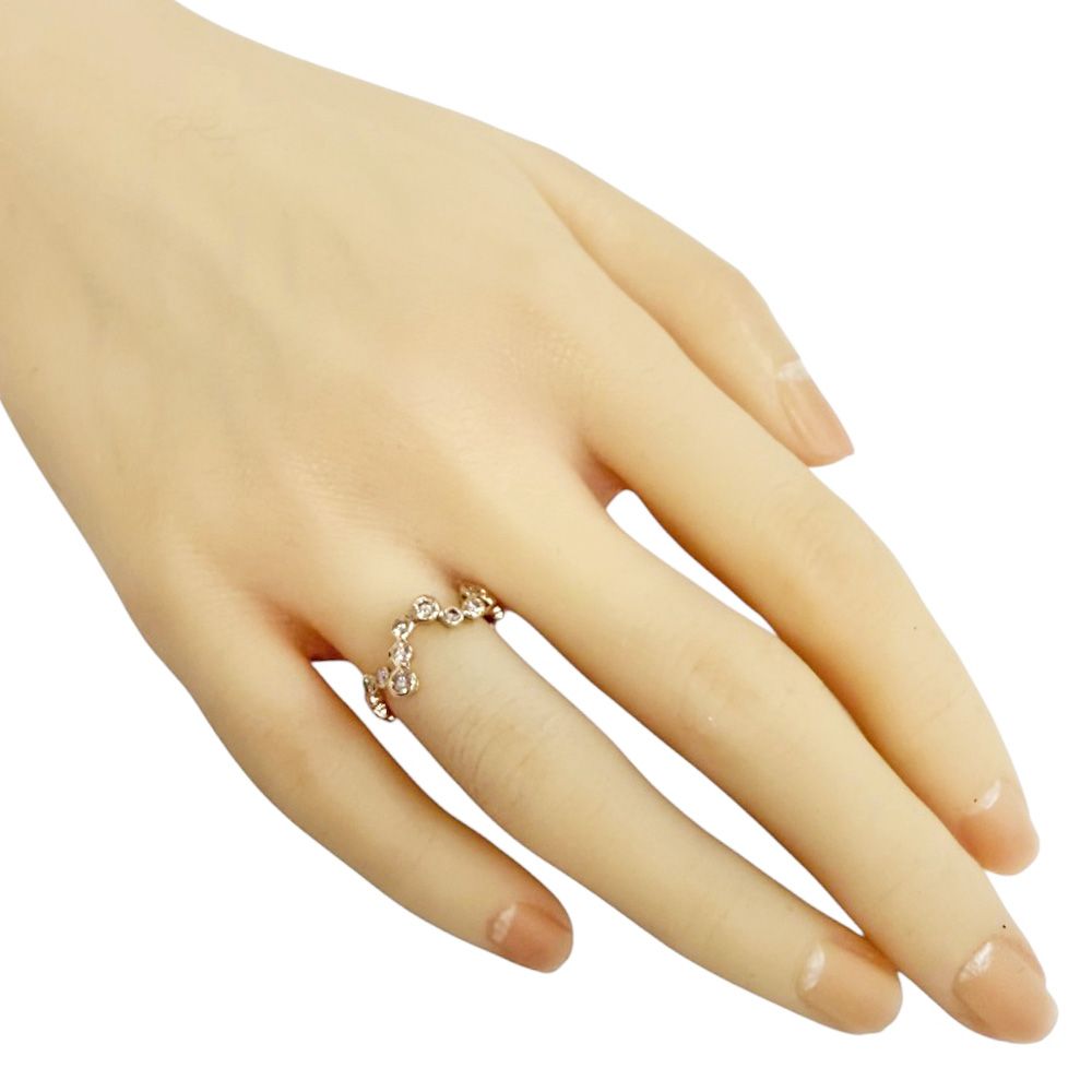 ブラウンゴールド ブラウンダイヤモンド リング 指輪 9.5号 18金 K18ゴールド ダイヤモンド 0.40ct レディース ブラウンゴールド ブラウンダイヤモンド