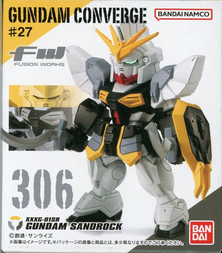 未開封　GUNDAM CONVERGE ウイング　アルトロン　サンドロック バンダイ FW GUNDAM CONVERGE #27 ガンダムサンドロック 306