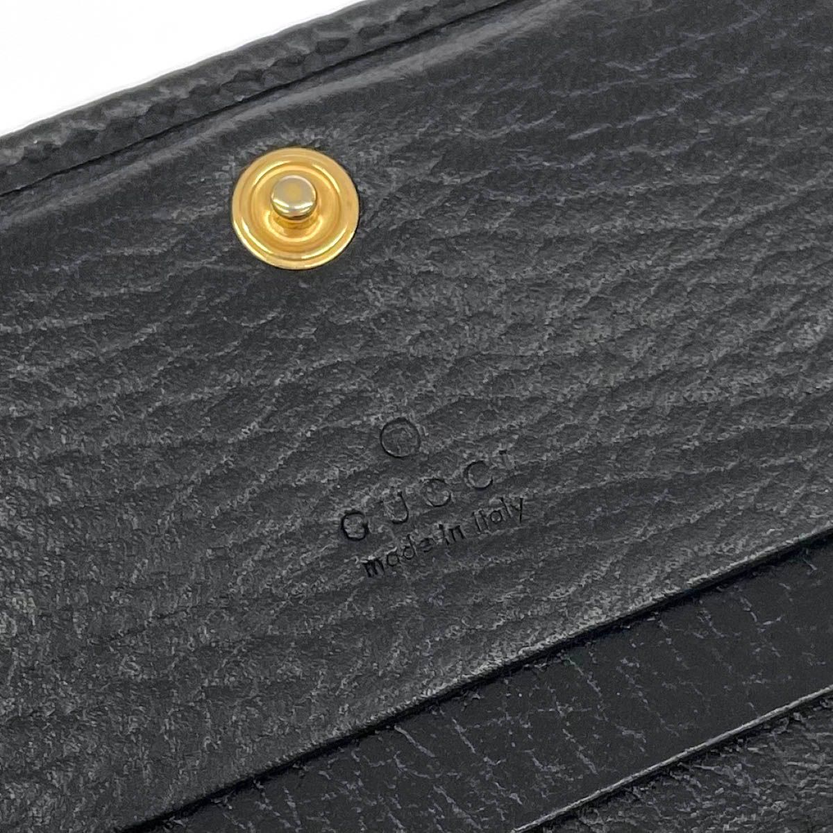 GUCCI グッチ プチマーモント 二つ折り 財布 456126 0416 ブラック