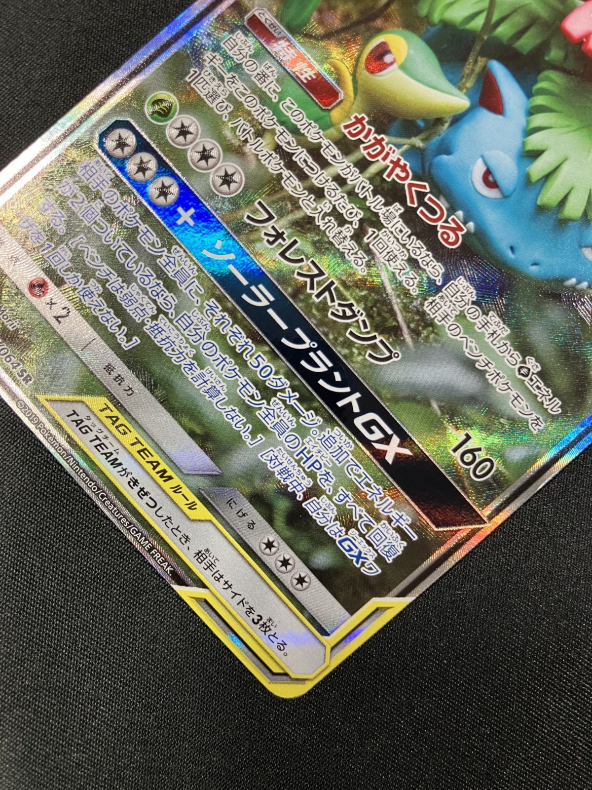 ポケモンカードゲーム ポケカ フシギバナ＆ツタージャGX SR