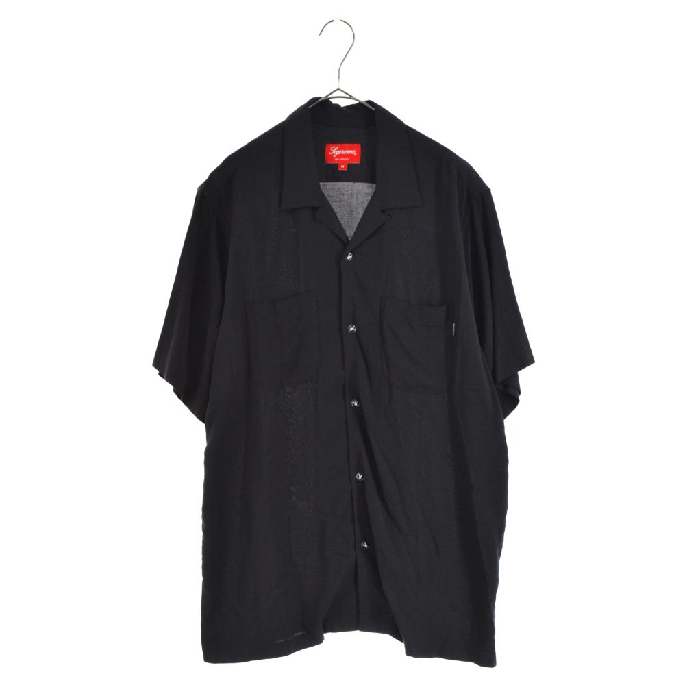 SUPREME (シュプリーム) 19SS Playboy Rayon S/S Shirt/S プレイボーイレーヨンオープンカラー半袖シャツ ブラック