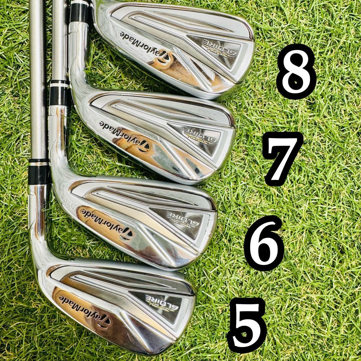 【良品】豪華8本 テーラーメイド ステルスグローレ メンズアイアンセット R 良品】豪華8本 テーラーメイド ステルスグローレ メンズアイアン