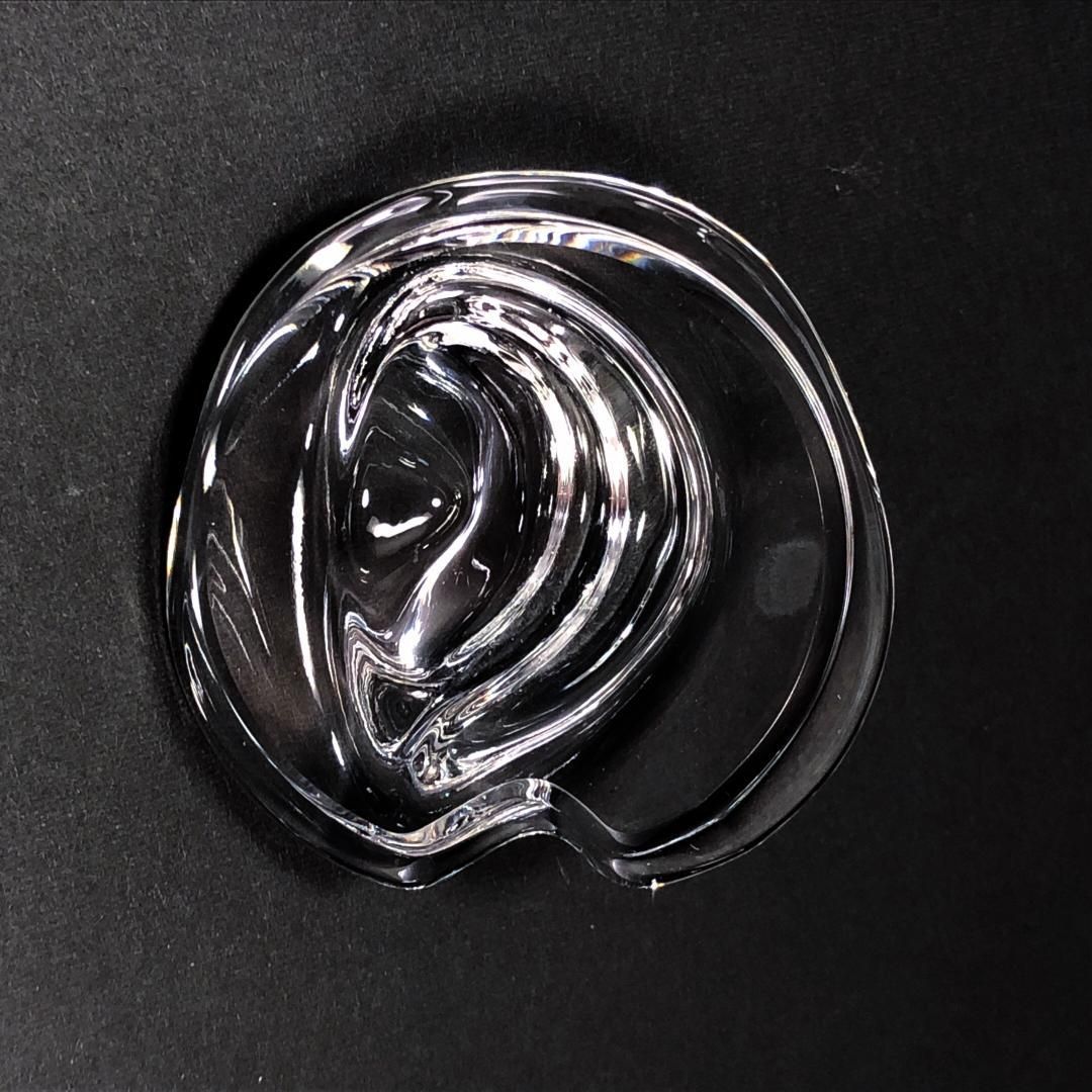 蓋付ジャムポット クリスタルグラス