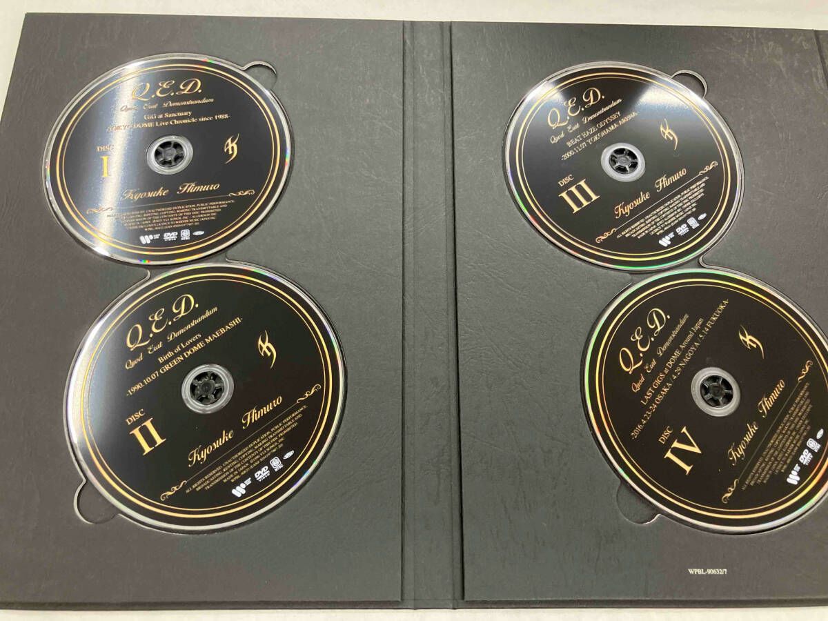 Q.E.D. KYOSUKE HIMURO 35周年記念DVD DVD KYOSUKE HIMURO 35th Anniversary LIVE FILMS AND PHOTOBOOK