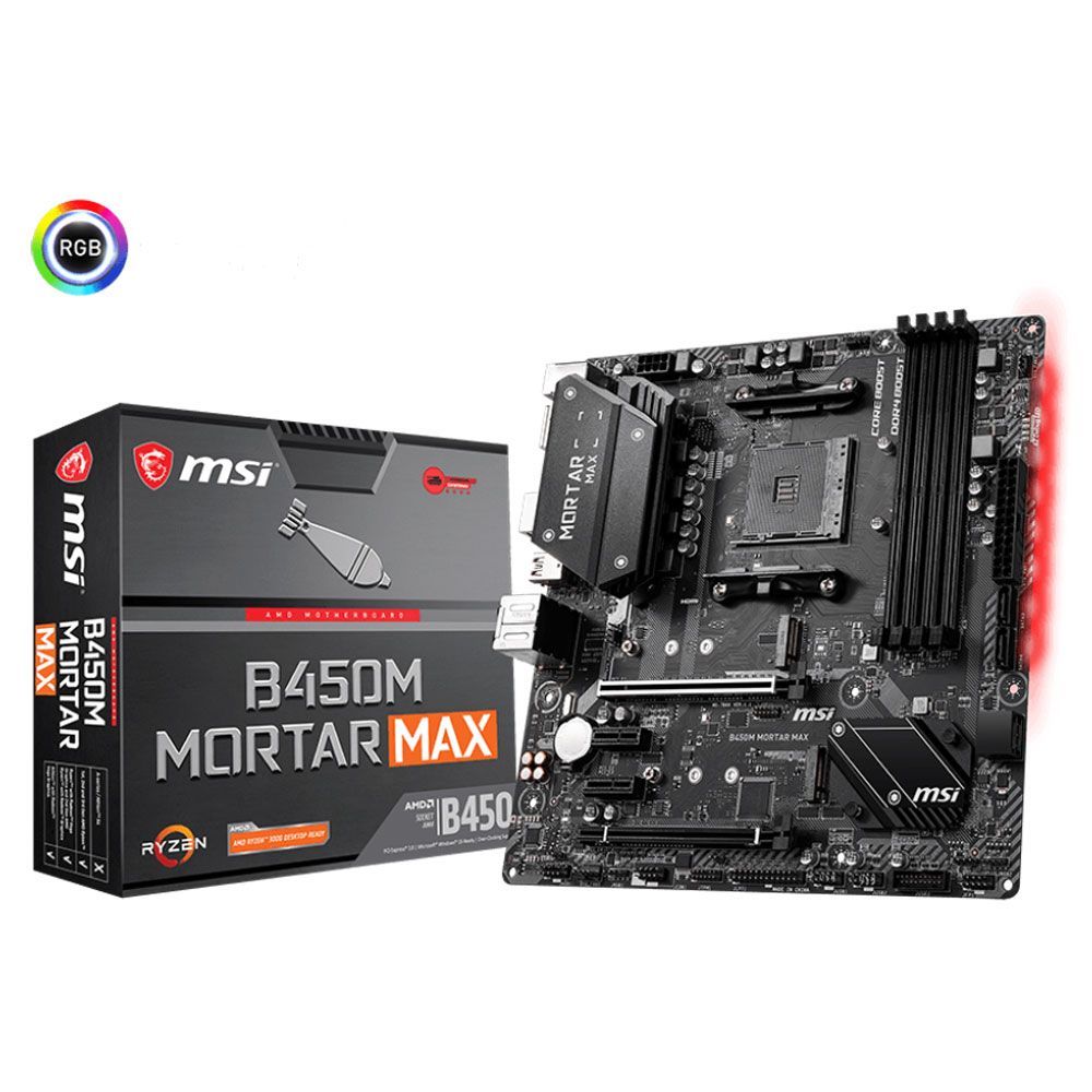 MSI B450M MORTAR MAX(新品未開封) - パソコンおまかせ.com - メルカリ