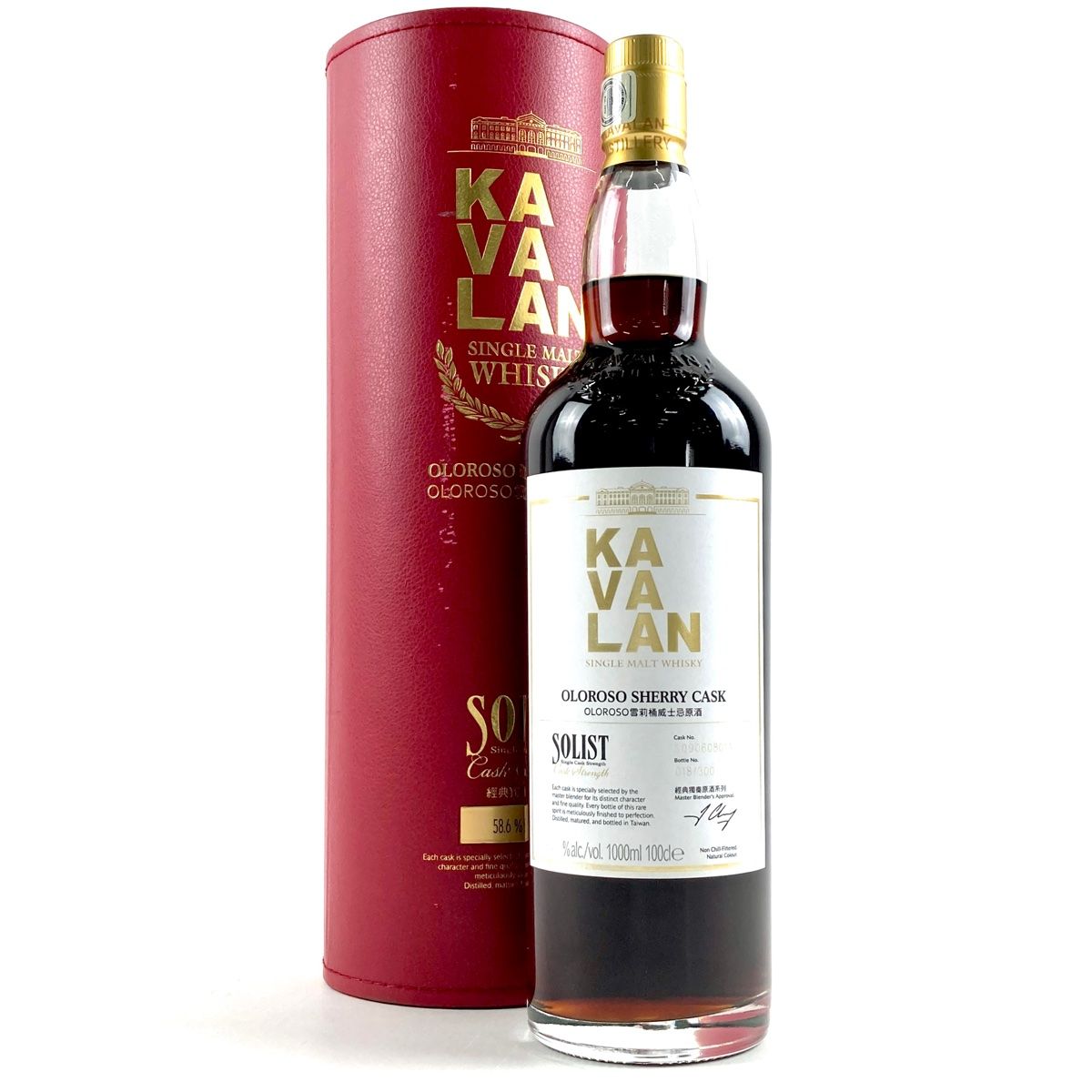 カバラン KAVALAN ソリスト シェリーカスク 1000ml 台湾ウイスキー 【古酒】 - メルカリ