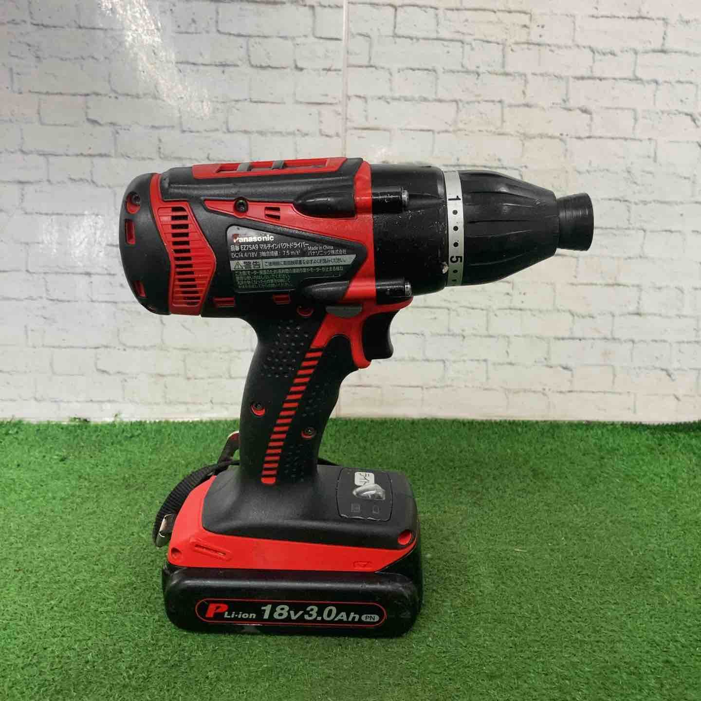 パナソニック Panasonic EZ75A9 DC14.4V/18V マルチインパクトドライバー マルチインパクトドライバ 本体 (不良品 破損品 修繕要 デモ 展示 ♭中古品パナソニック EZ75A9 マルチインパクトドライバー DC14.4V