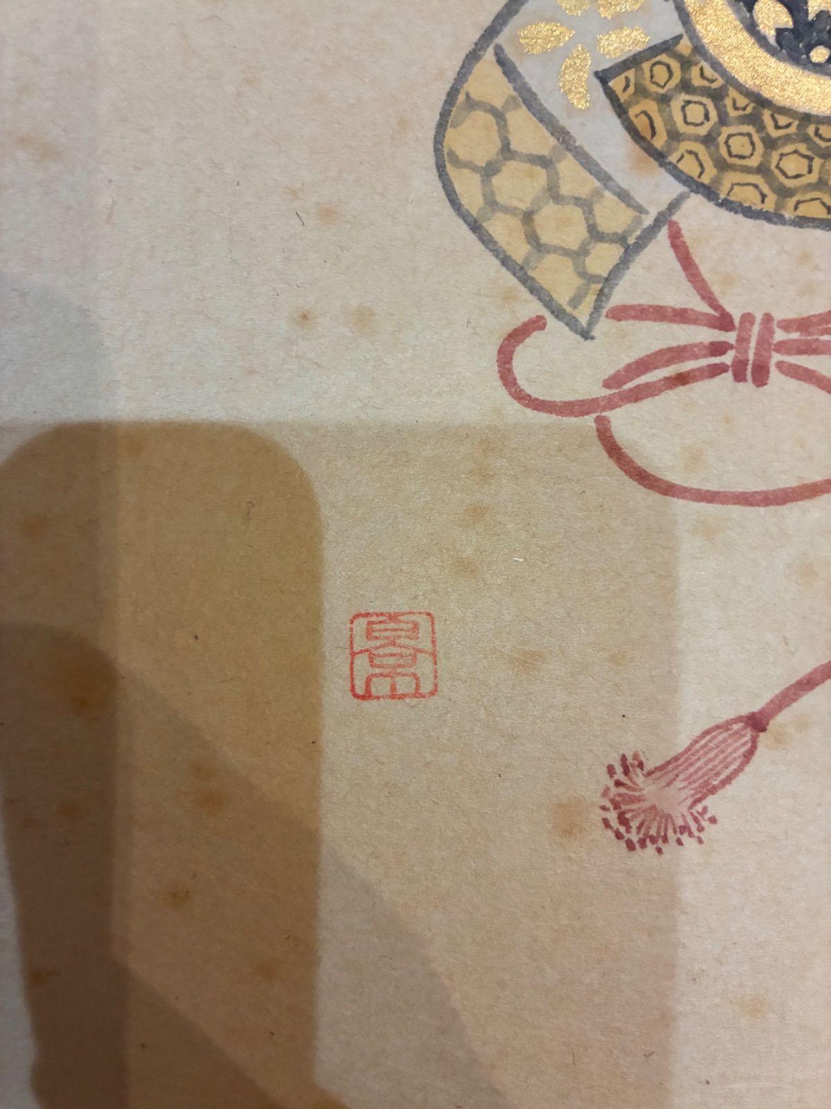 福本積應 掛軸 縁起物 兜の図 五月人形 端午の節句 男の子の成長祈願 WWW_IBETON_RU