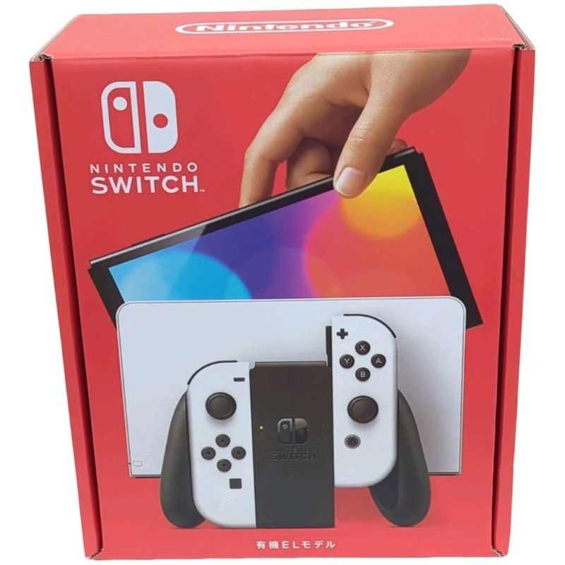 Nintendo 任天堂 Switch 有機ELモデル HEG-S-KAAAA ゲーム機本体 ホワイト 初期キズ ♥保管品 12510K108