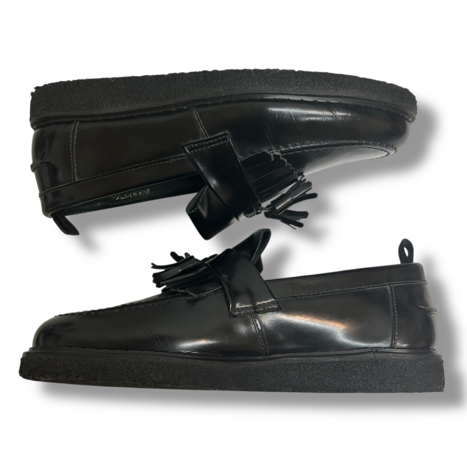 FRED PERRY ローファー　黒 Fred Perry Tassel Loafer Black – George Cox