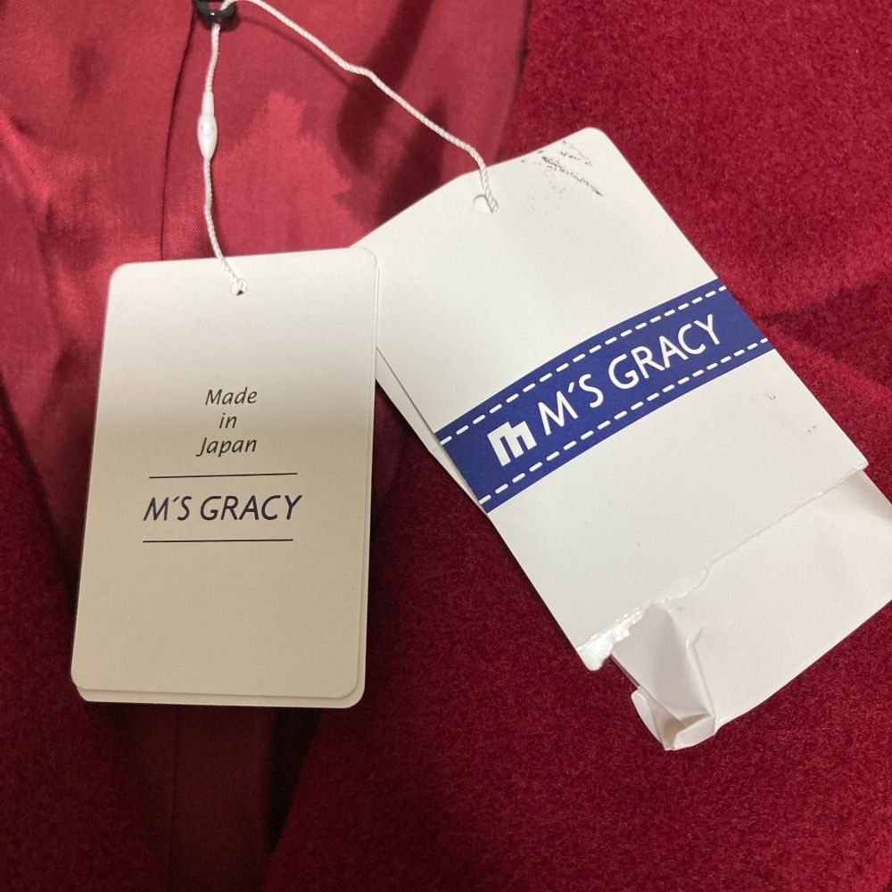 未使用 M'S GRACY エムズグレイシー フラワービジューボタン