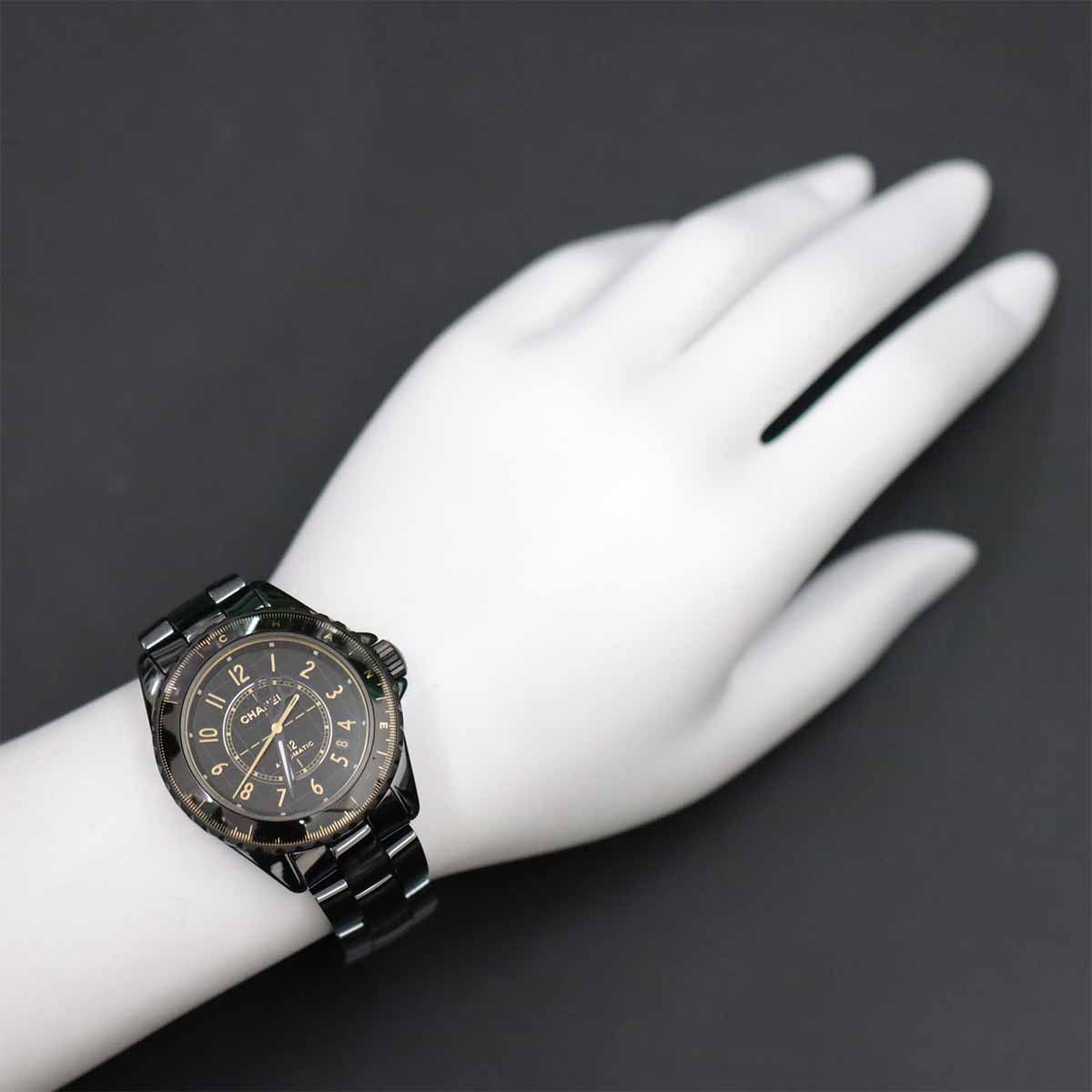 新品同様 シャネル CHANEL J12 クチュール 38mm H9762 メンズ 腕時計