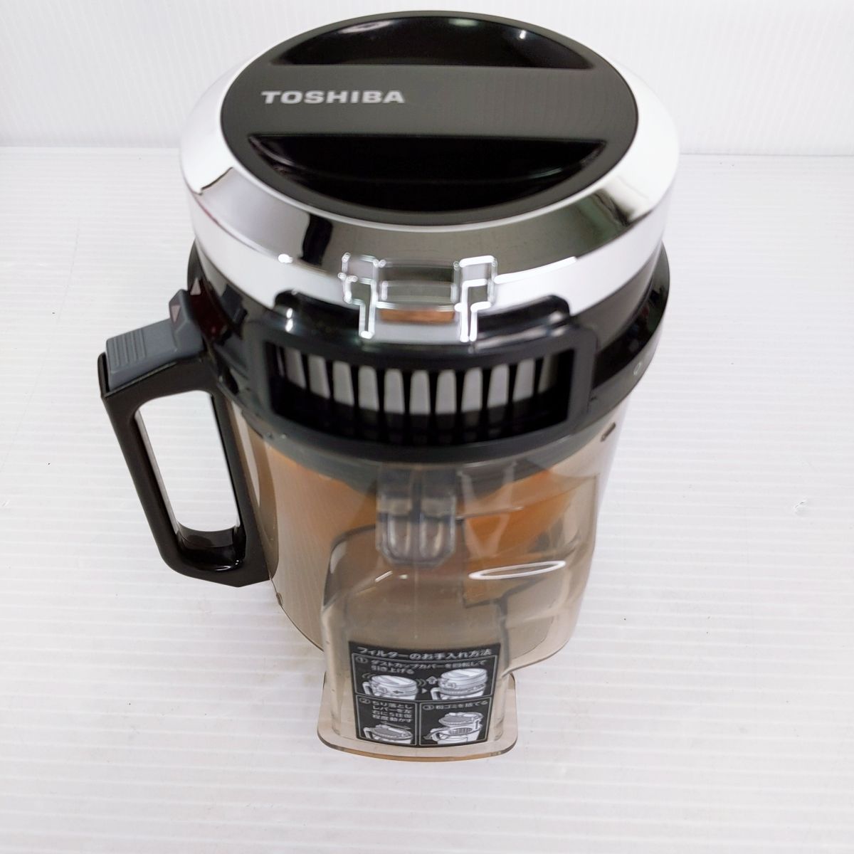 中古品】東芝 サイクロンクリーナー 21年製 VC-CF30 レッド ○YR-53193