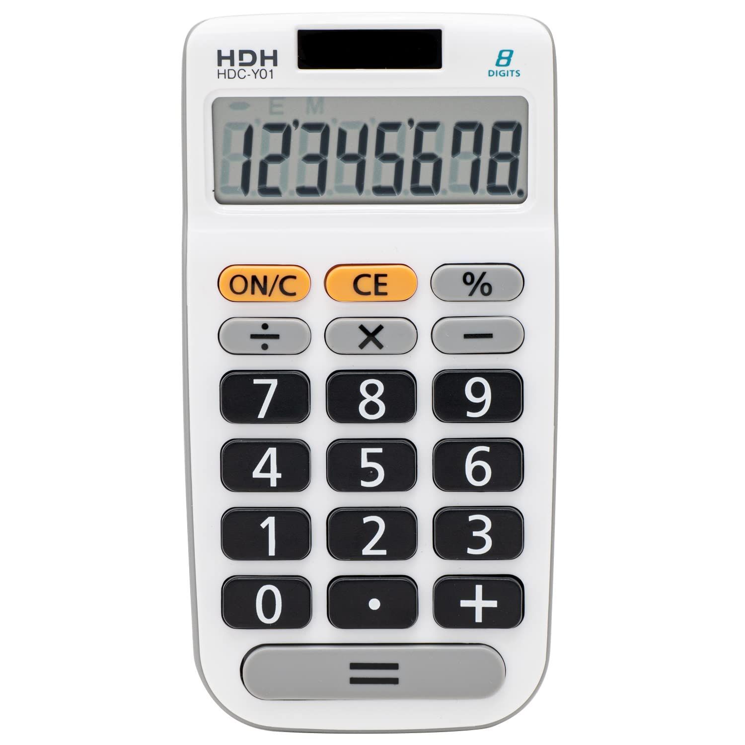 保土ヶ谷電子販売(Hodogayadenshihanbai) 電卓 8桁 小型 シンプル電卓 ホワイト 85030
