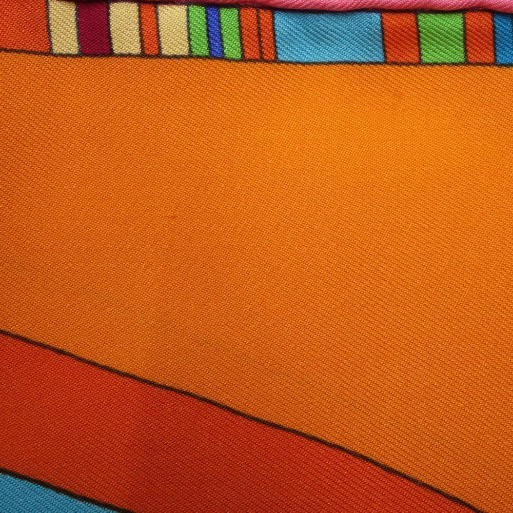 ⭐️美品⭐️エルメス スカーフ カレ90 フランスパリス24Fbg オレンジ 箱 HERMES エルメス スカーフ カレ90 フランスパリス24Fbg シルク