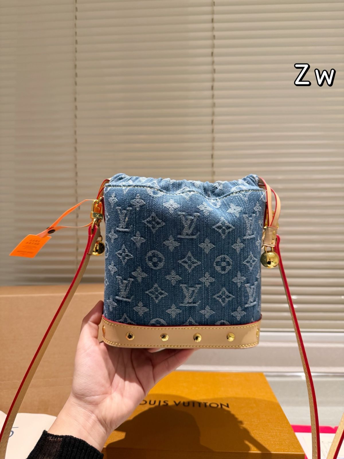 今日特価】LV Denim Nano No? ルイヴィトン デニム ナノノエ-WTO