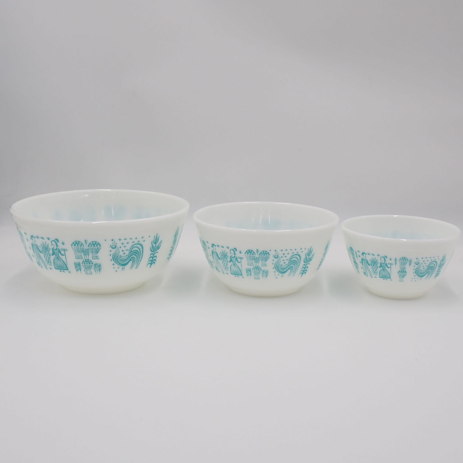 オールドパイレックス バタープリント ボウル3点セット オールドパイレックス バタープリント ボウル3点セット 【公式通販】