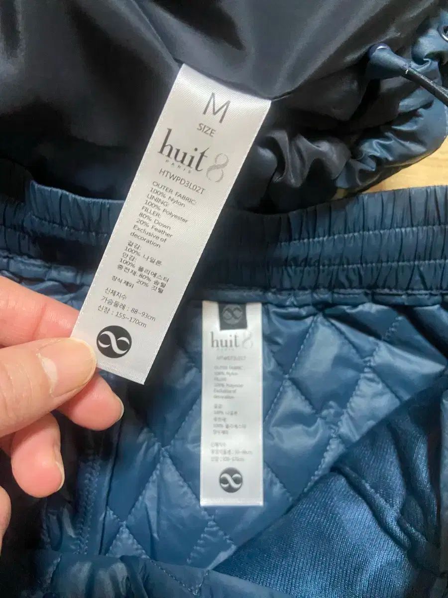 ウィット 8 店舗正規品 パファー グースダウン ダウン 半ズボン セット M サイズ