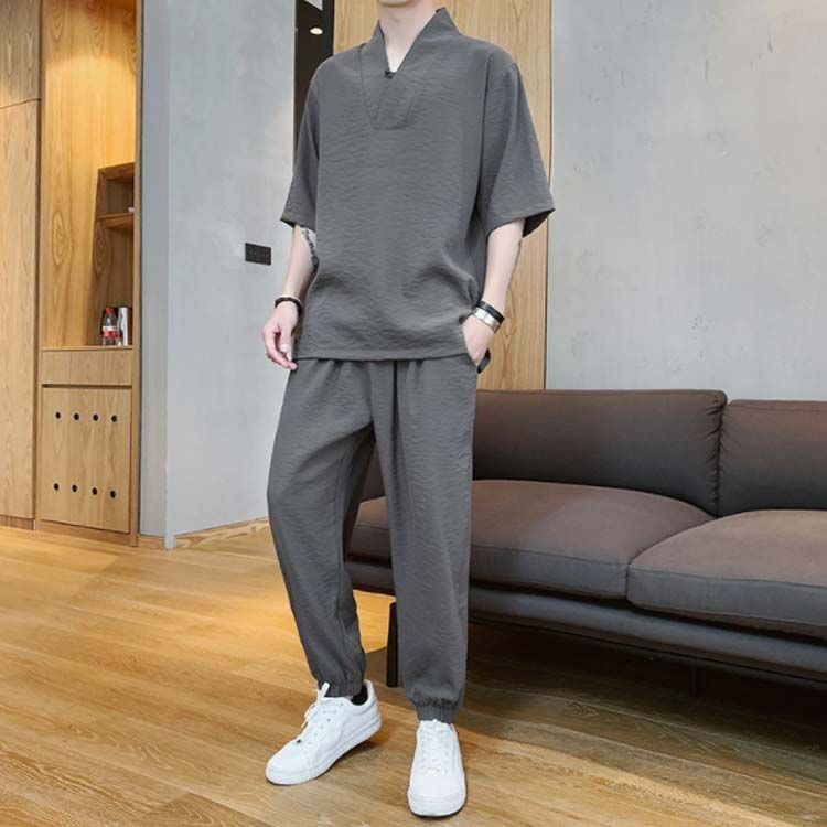 セットアップ メンズ 2点セット リネン 上下セット 綿麻 おしゃれ 麻 上下2点セット&frasl;セットアップ対応吸水速乾 リネンライク 涼しい セール 夏 上下 メンズ夏に涼しいリネン素材の上下セットアップのおすすめランキング 新生活