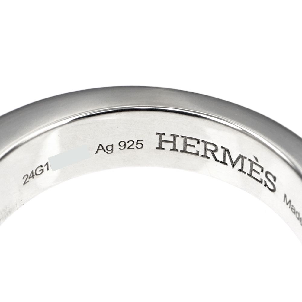 名東】エルメス リング クルードフォルジュGM サイズ53 AG925 シルバー