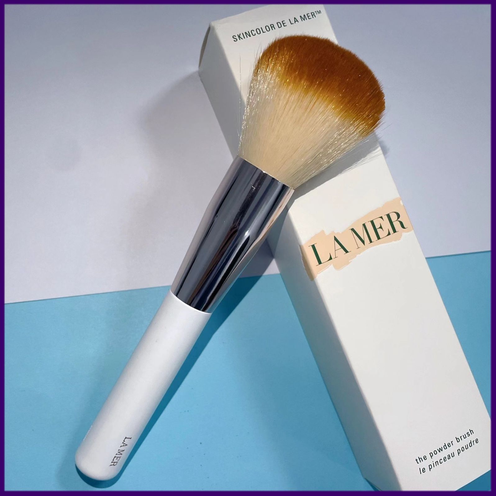 ドゥ・ラ・メール パウダーブラシ 新品未使用 箱付き Yahoo!オークション - ドゥラメール ラメール ザパウダーブラシ