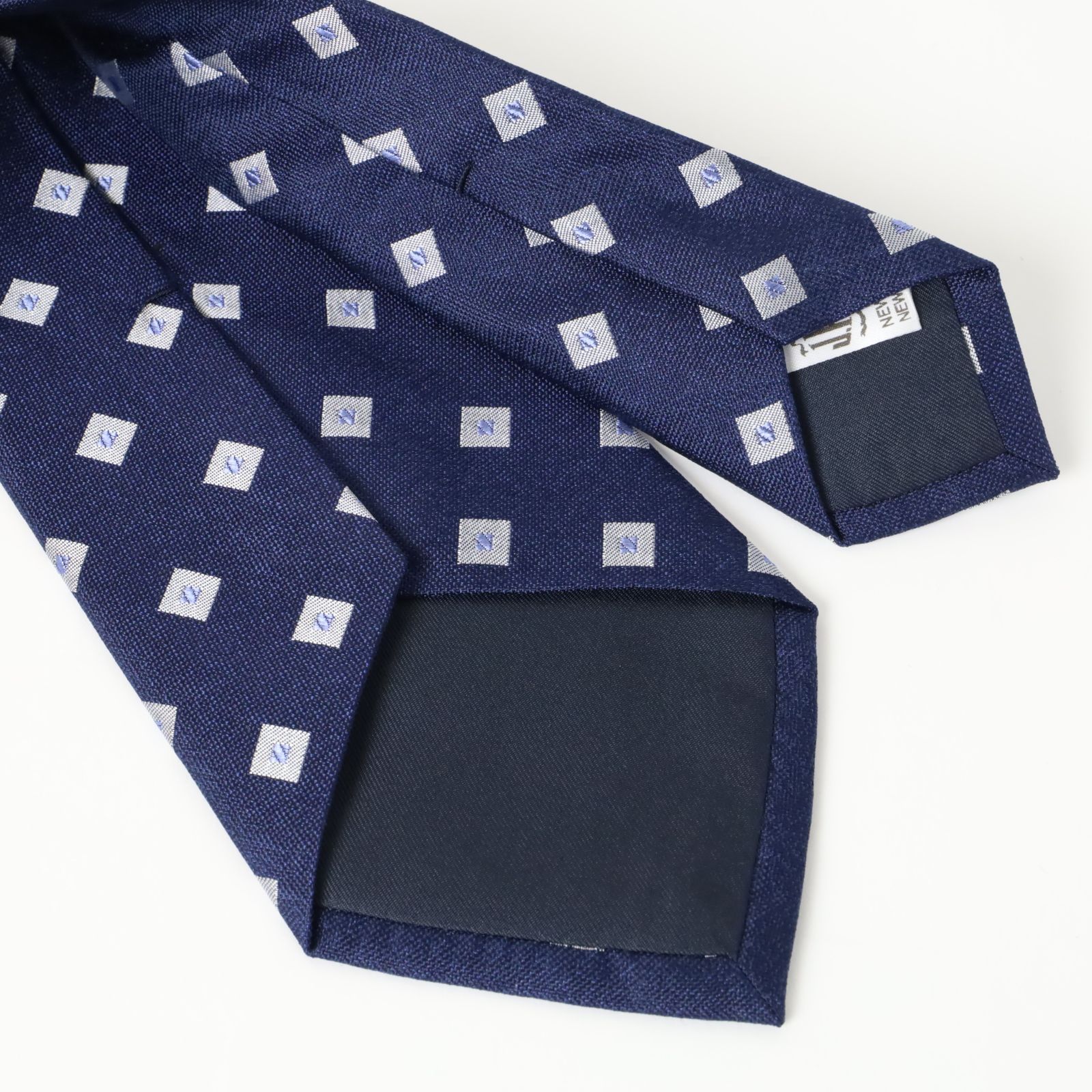 新品 ジェイプレス Jプレス 小紋柄 ネクタイ コモン タイ シルク 日本