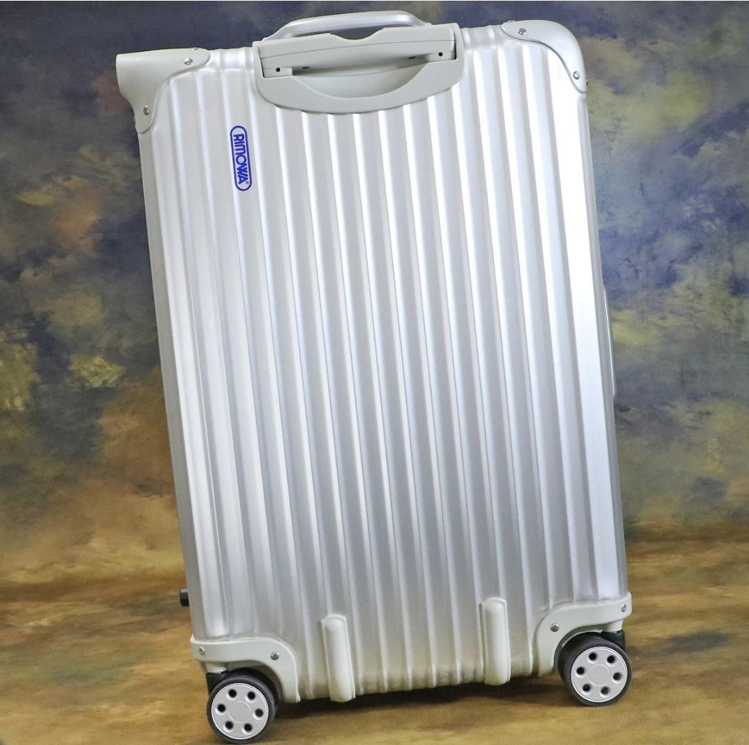 未使用級】RIMOWA□トパーズ□64l□マルチホイール□青ロゴ□ツノ有り