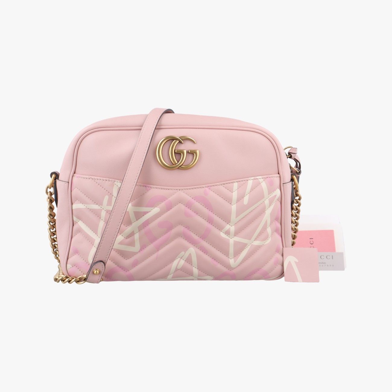 グッチGucciGGマーモントピンクレザー443499E020360267