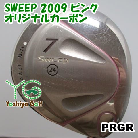 通販限定□ レディースフェアウェイウッド プロギア SWEEP 2009 ピンク/オリジナルカーボン/M-30/24[103819] - メルカリ