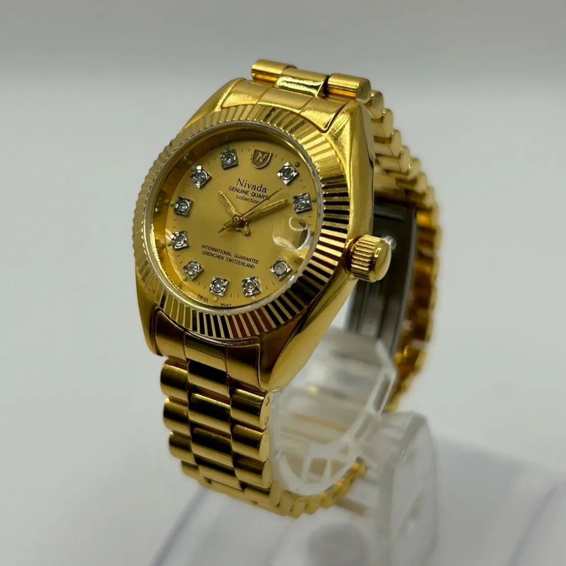スイス製☆ニバダ　NIVADA☆手巻き時計☆ゴールド色☆アンティーク時計 m61945098279_1.jpg?1722926297