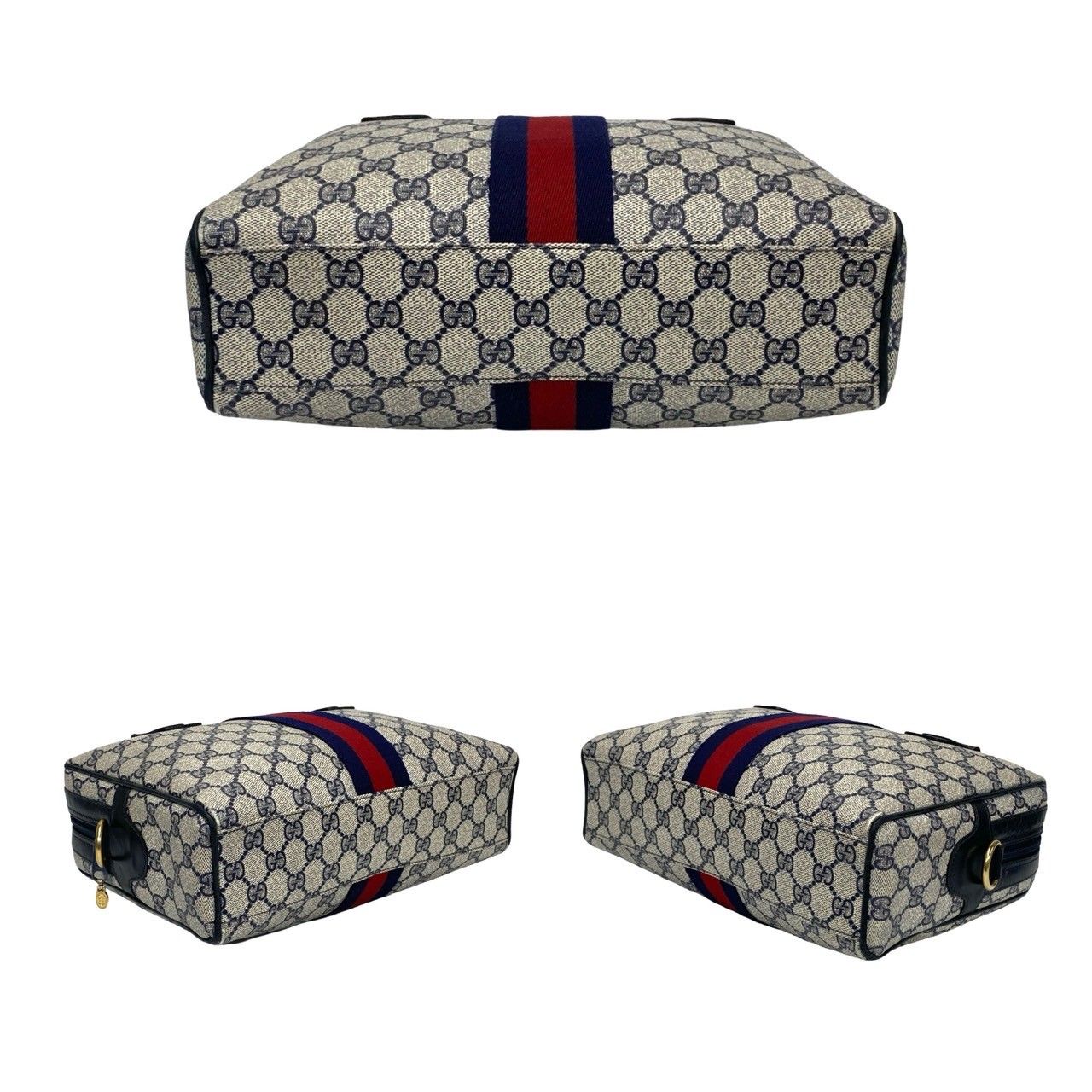 極 美品 GUCCI グッチ オールドグッチ シェリーライン GGロゴ