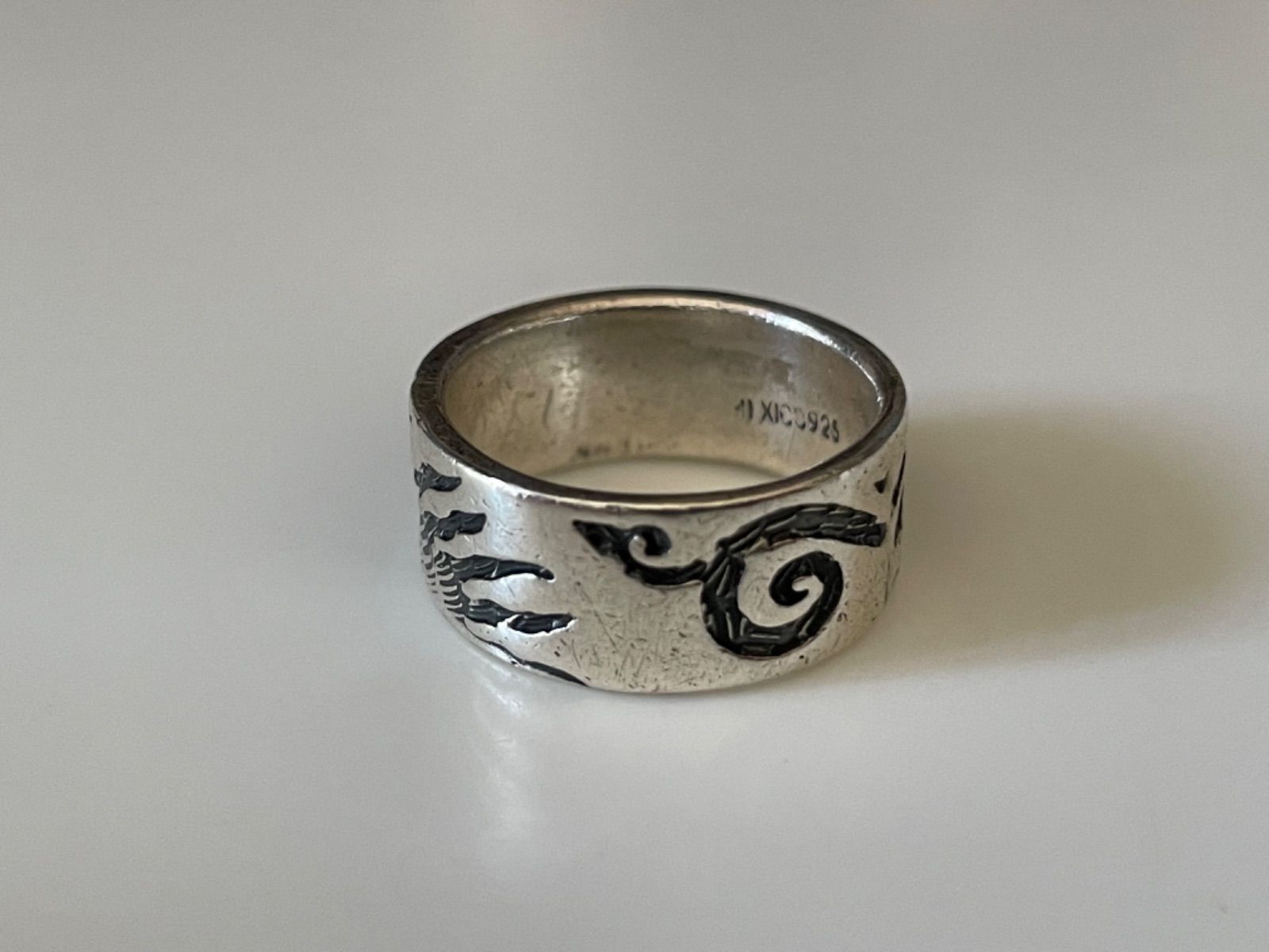 Vintage Mexico Silver 925 2way design ring 10.5号 - メルカリ