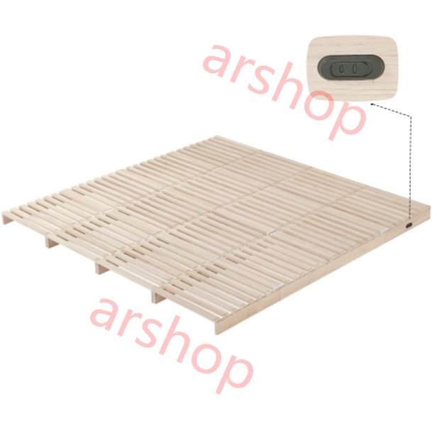 パレットベッド 8枚セット すのこベッド コンセント付き 天然