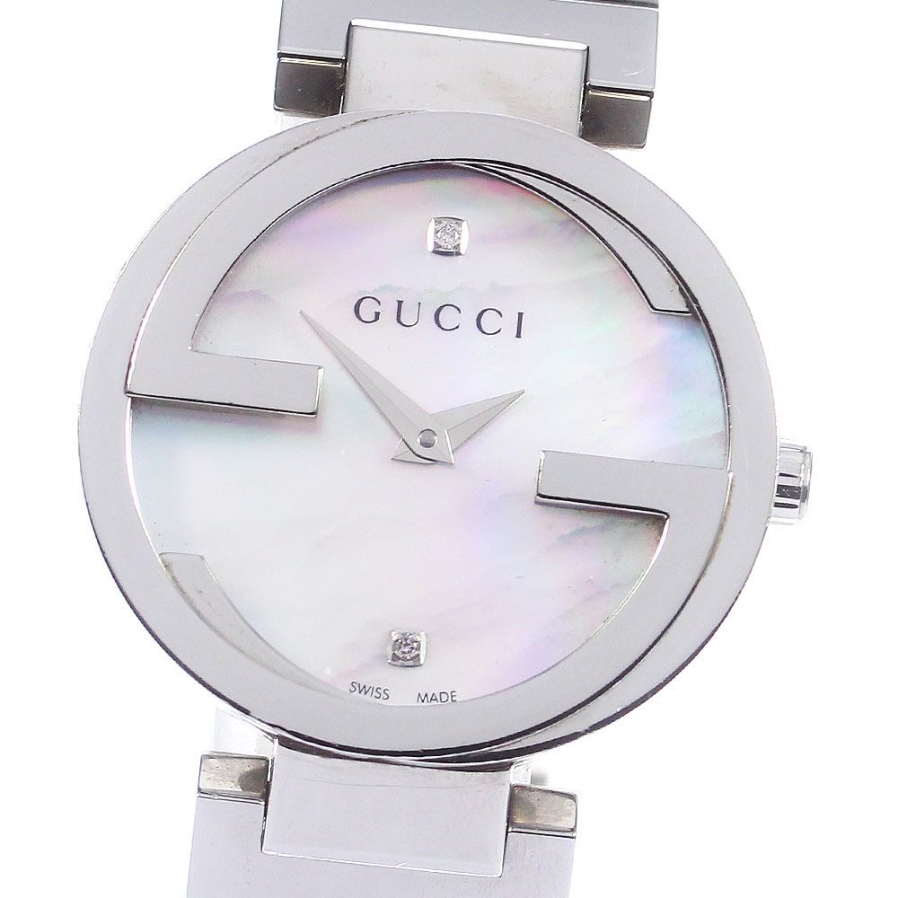 ☆良品☆箱・保証書付き【GUCCI】グッチ インターロッキング 133.3