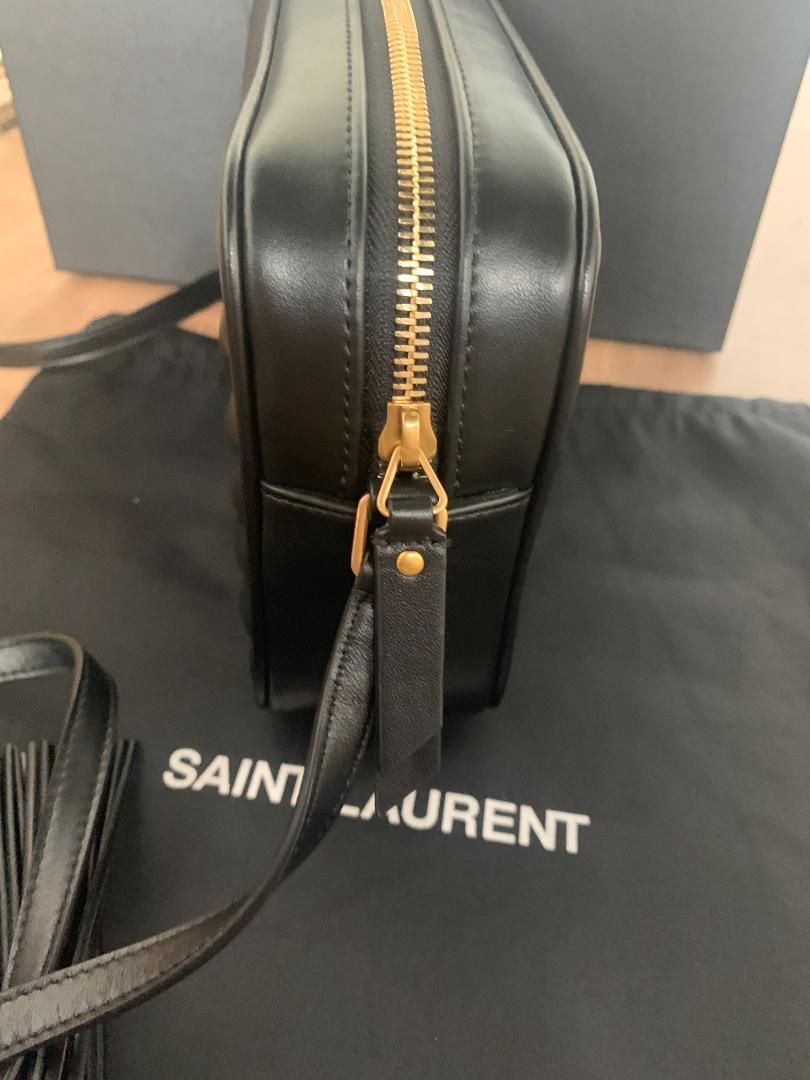 サンローランルーカメラバッグショルダー キルティング ブラック YSL