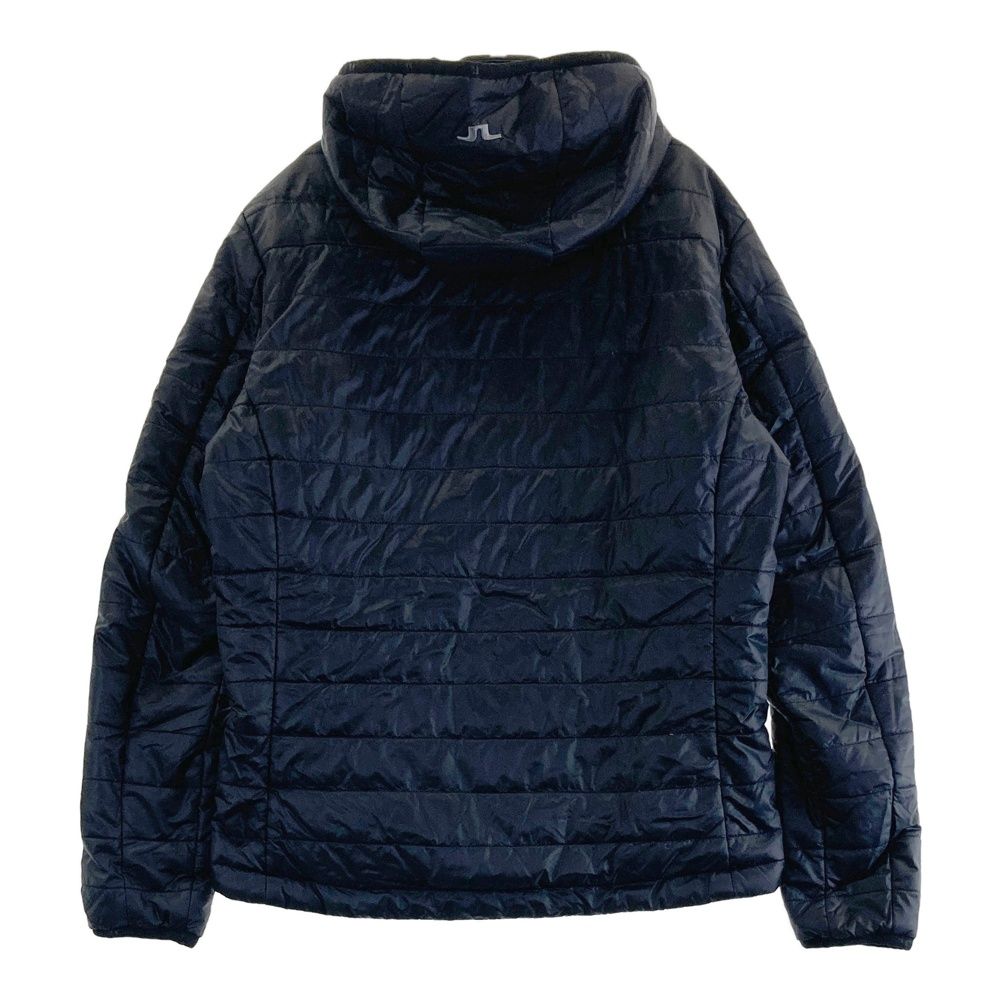 サイズ M J.LINDEBERG ジェイリンドバーグ フード付 中綿ジャケット ブラック系 240101390949 ゴルフウェア メンズ ストスト