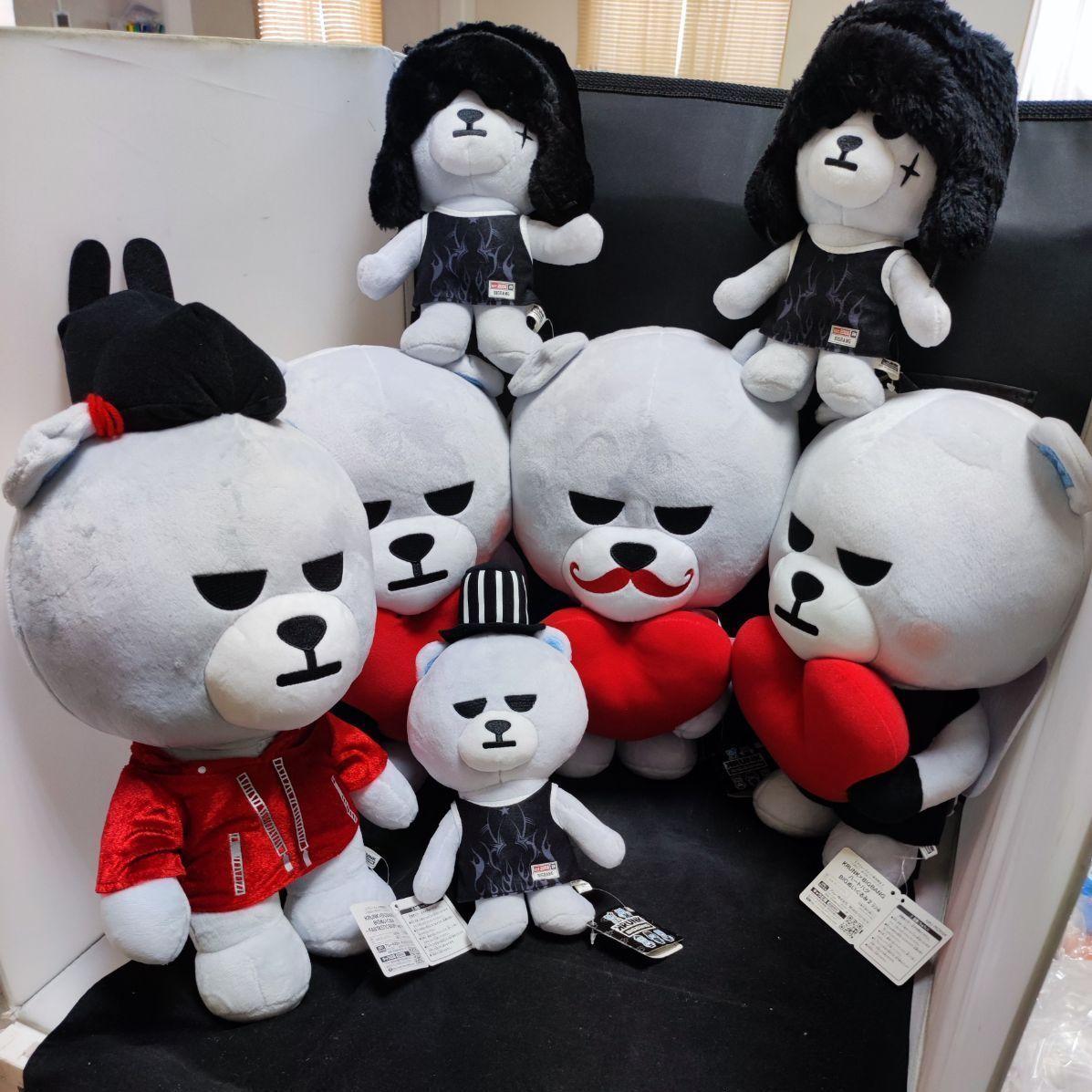 BIGBANG ぬいぐるみ KRUNK クランク ベア ジヨン タプ テソン 