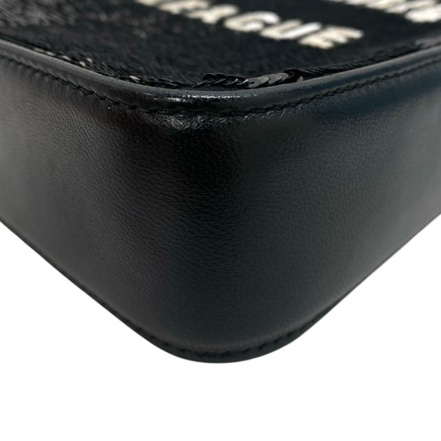 ミュウミュウ スパンコールミニトートバッグ チェーンショルダー