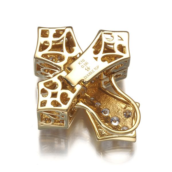 ゆきざき ペンダントトップ ダイヤ ダイヤモンド 0.56ct ダブル