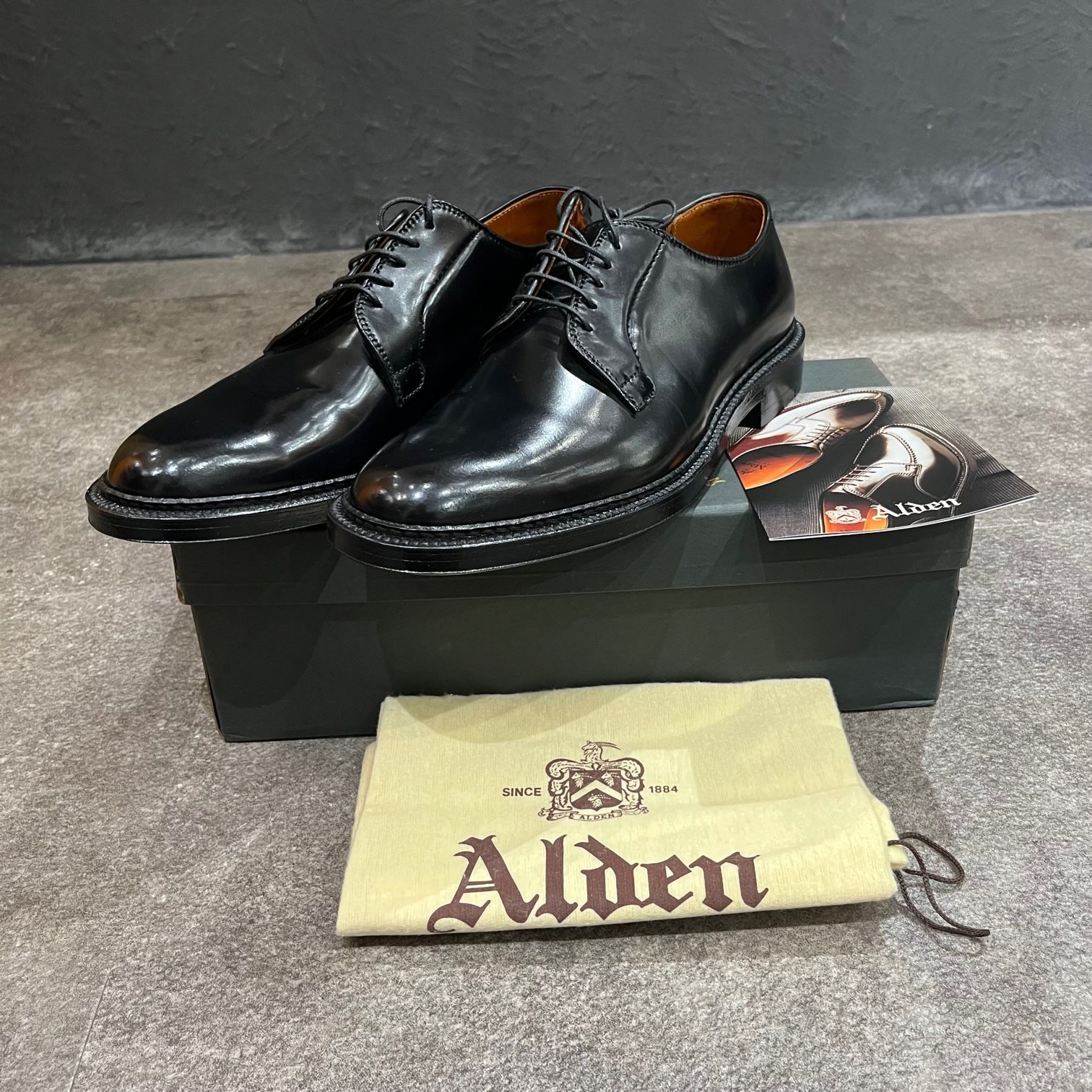 新品未使用 ALDEN 9901 コートバーン レザー シューズ 短靴 オールデン 