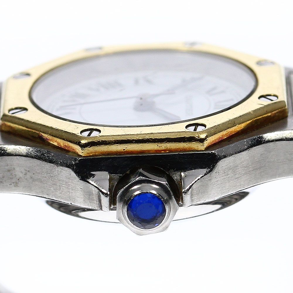 上品コーデはコレで安心！ 訳ありカルティエ CARTIER W2001683 サントスオクタゴンSM YG サントスドゥカルティエ