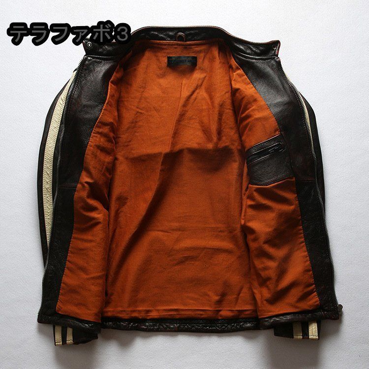 秋冬ライダース 牛革 レザージャケット カウハイド 革ジャン