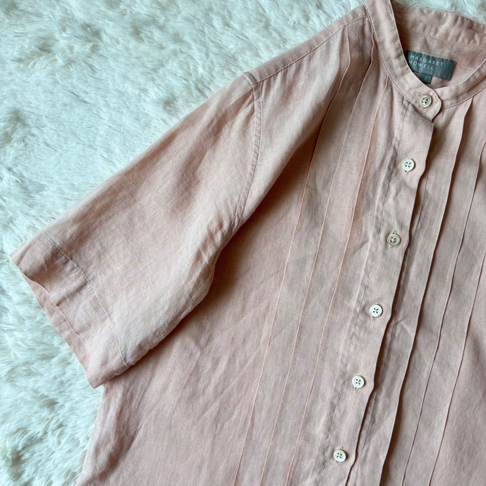 Margaret Howell マーガレットハウエル 美品 リネン S/S シャツ