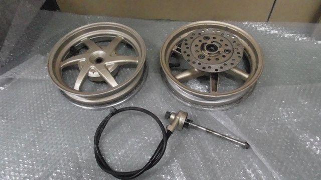 ライブディオZX中期 AF35 の ホイールセット 剥げ 1747275687