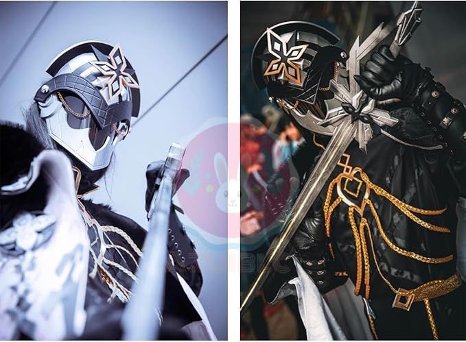 TEDSOX] コスプレ道具 原神 愚人衆 ファデュイ執行官 『隊長