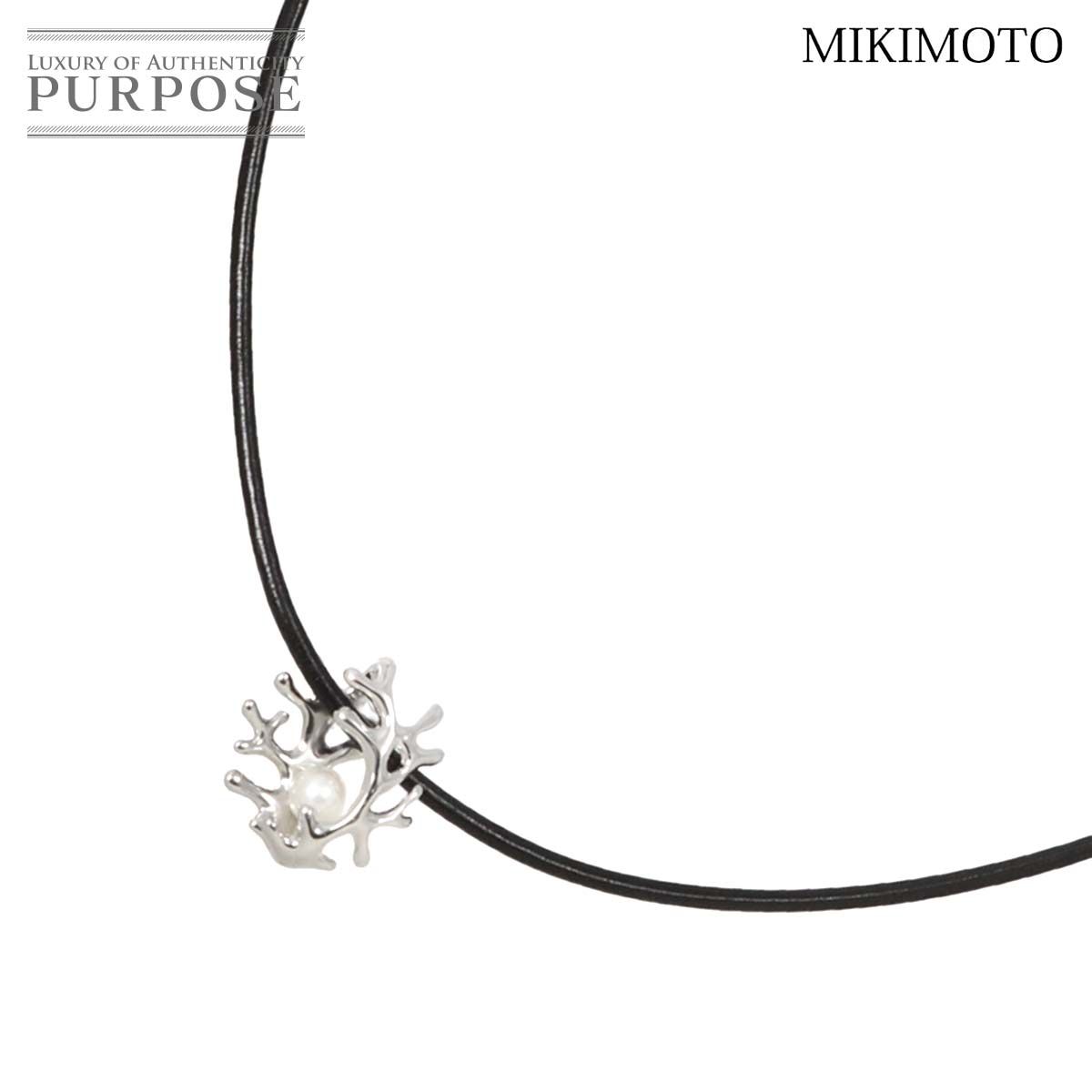 K18 MIKIMOTO チョーカーネックレス アコヤ真珠 36cm ミキモト 